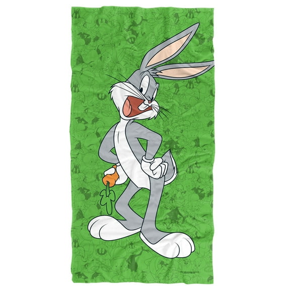 Looney Tunes Beach Towel, 30"x60" Bugs Bunny Character Beach Towel
