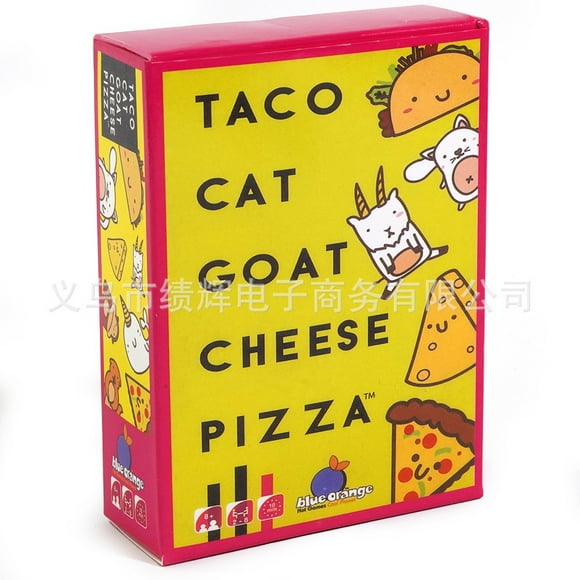 Full English Ham Pizza Taco Cat Goat Cheese Pizza Family Party Game Cards