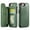 Dark Green, variant on For iPhone 7 8 SE Wallet Case with Card Holder, PU Faux Leather Kickstand Card Slots Case, Double Magnetic Clasp and Durable Shockproof Cover