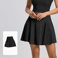 thumbnail image 4 of mgoYE Tennis Skirts for Women High Waisted Pleated Yoga Skirts for Women High Waisted Tennis Skirt Athletic Skorts with Pockets Shorts Workout Golf Skort(Black,L), 4 of 6