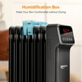 Keenstone Electric Oil Filled Space Heater Radiator with Remote Control