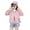 Pink, variant on ASFGIMUJ Kids Boys Girls Sun Sunscreen Hoodie Jacket Toddler Lightweight Summer Breathable Outwear