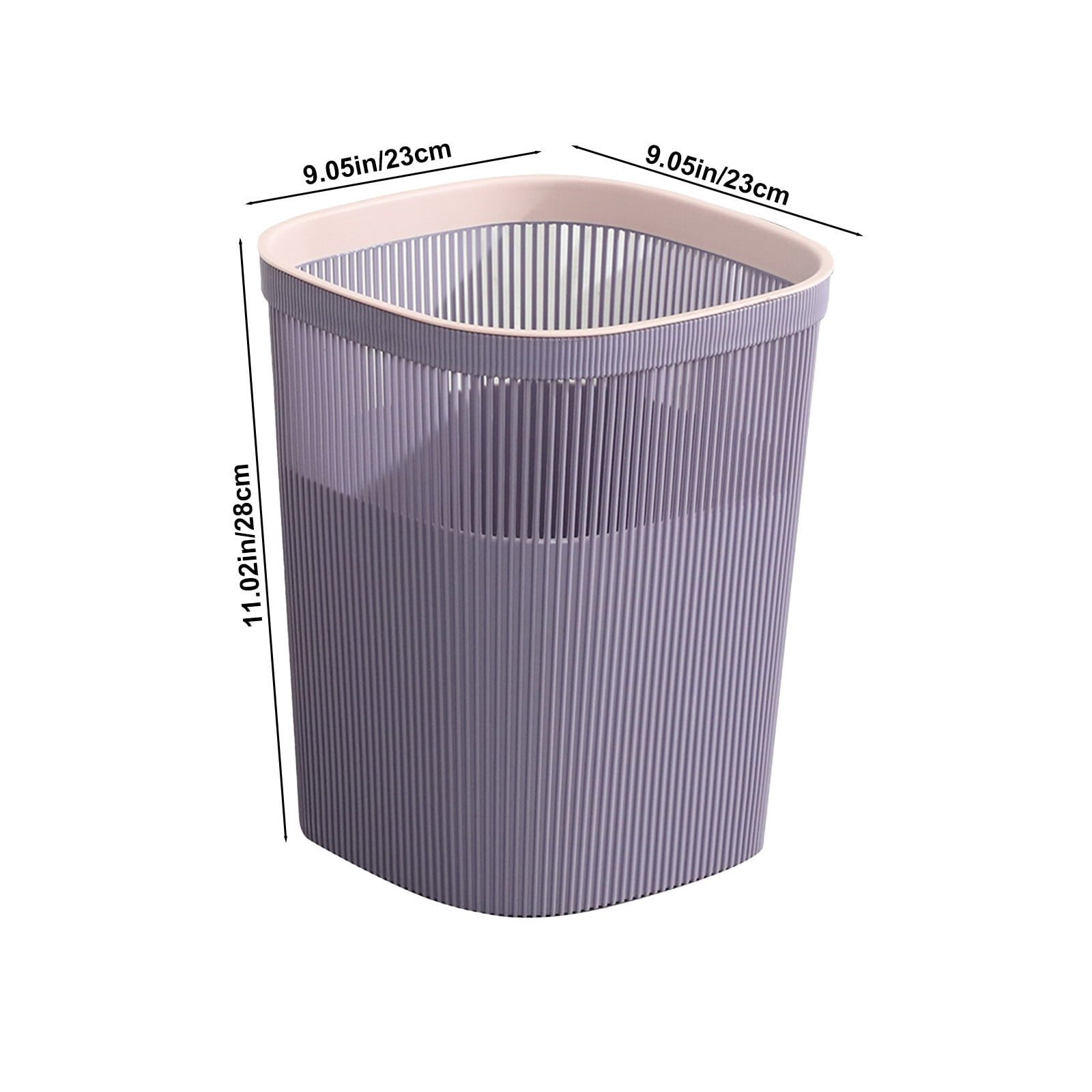 Qholemyo Contactless Thickened Large Capacity Trash Can Bathroom Living Room Kitchen Trash Can Indoor Garbage Can