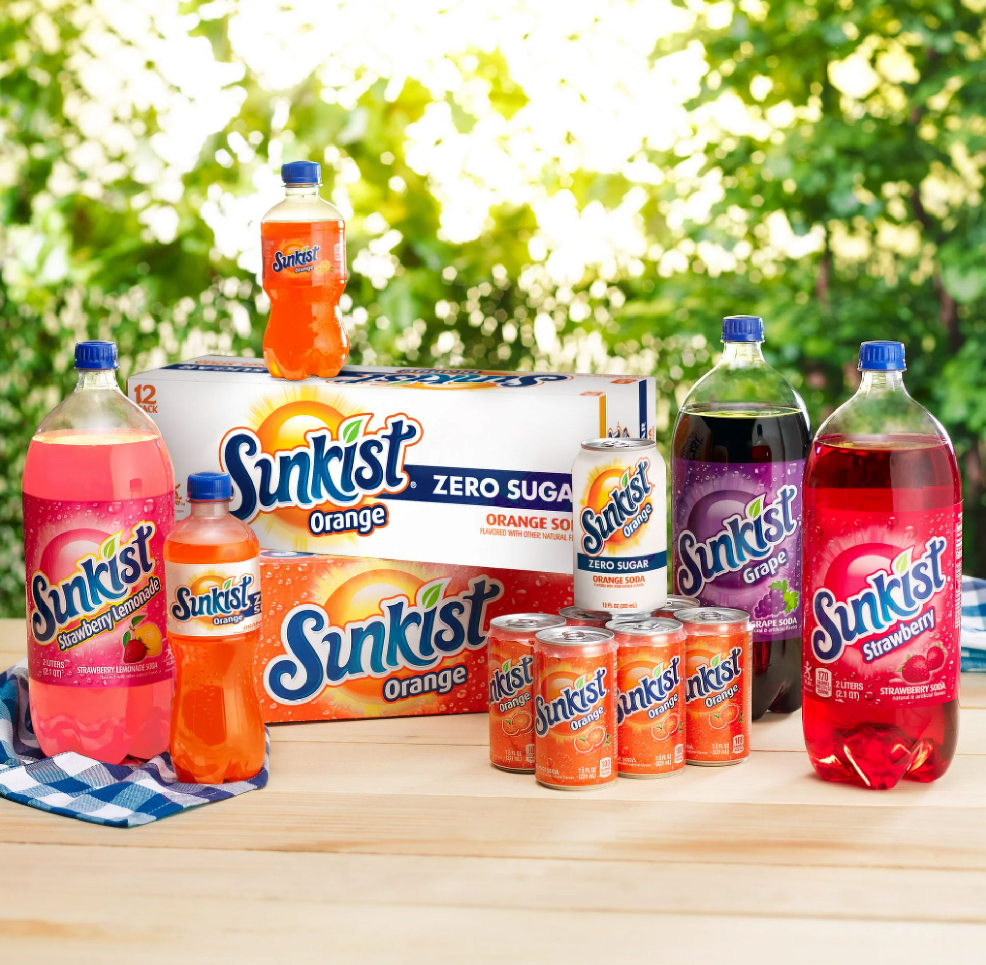 Sunkist Grape Soda 1.75L Bottle, Allergen-Free, Carbonated Soft Drink