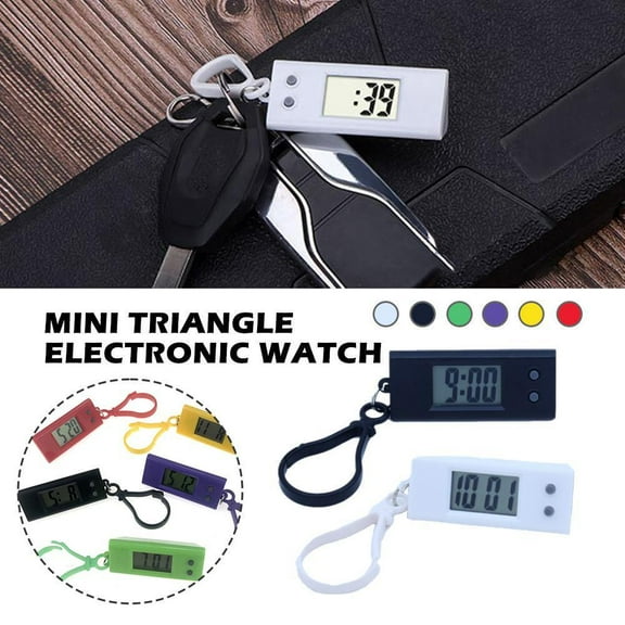 QHUDLV BBASILIYSD Silent Mini Alarm Clocks Electronic Clock Student Exam Study Library Pocket Electronic Clocks Desk Watch Portable Clock
