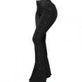 thumbnail image 4 of Pantalones vaqueros acampanados con Control de barriga para mujer, Jeans acampanados ajustados al tacto, pantalones vaqueros acampanados de pierna ancha, 4 of 5