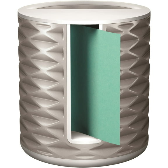 Post-It®, MMMABS330W, Pop-up Aqua Notes Vertical Dispenser, 1 Each, Light Gray