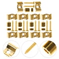 thumbnail image 2 of KAKOWELY guitar string adjusters 5 Sets Metal Vintage Style Guitar String Trees Guide Retainers With Mounting Screw Compatible With Fender Strat Style Electric Guitar, 2 of 5