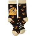 thumbnail image 2 of Primitives Socks - I Love My Golden Retriever, 2 of 3
