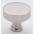 thumbnail image 2 of Alno A716-18 Moderne 1-1/8" Round Modern Disc Mushroom Solid Brass Cabinet Knob / Drawer, 2 of 4