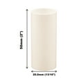 thumbnail image 2 of Creative Hobbies 2 Inch Tall Cream Plastic Candle Covers Sleeves Chandelier Socket Covers - Pack of 12 - Slip Over E12 Candelabra Base Sockets, 2 of 4