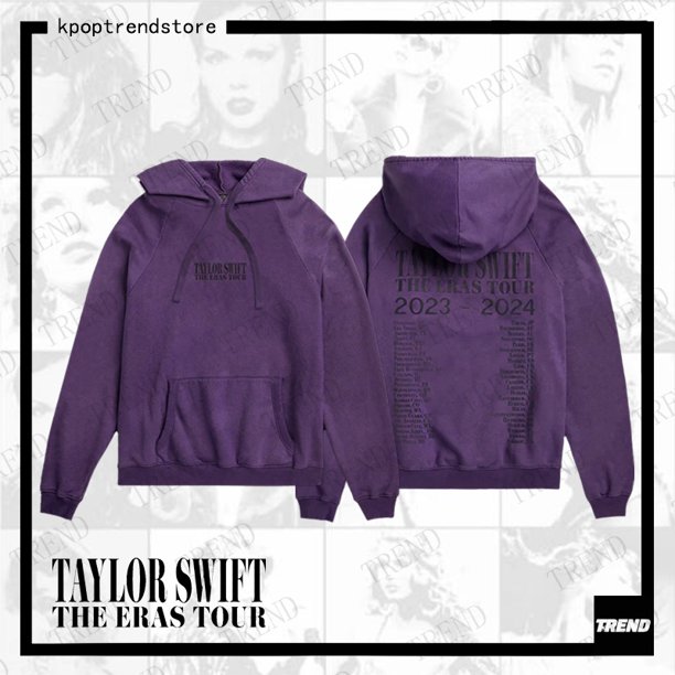 Taylor Swift Las Eras Tour Colección Sudadera Con Capucha Hombres Mujeres Más Tamaño Vintage Moda Calle Suelta Pareja Harajuku Primavera/Otoño Estudiante Casual Streetwear Top