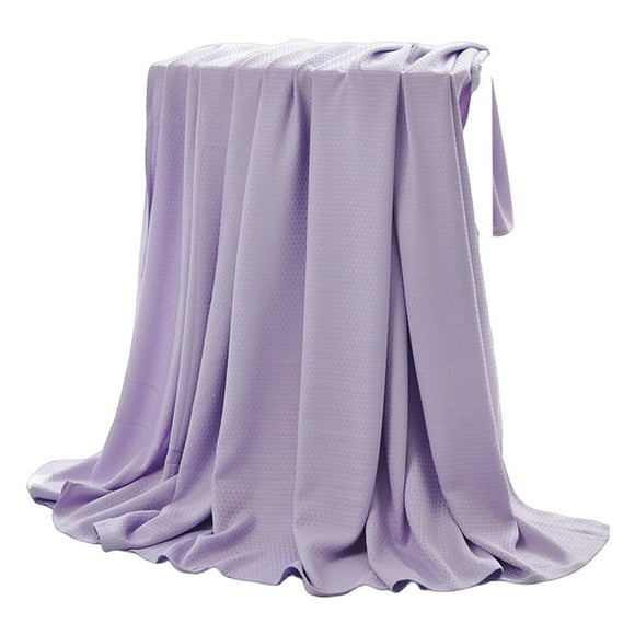 CSChome Cooling Blanket Cooling Blanket Summer Cooling Blanket Solid Color Washable Super Soft Breathable