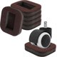 thumbnail image 1 of Felt Furniture Cushion Chair/Bed Wheel Plug, Felt Bottom Caster Cup, 1 of 5