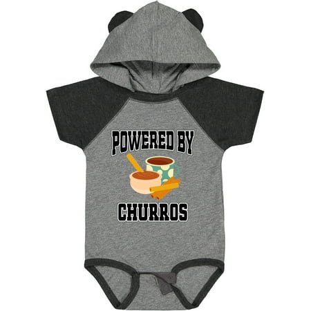 

Inktastic Powered by Churros and Chocolate Boys or Girls Baby Bodysuit