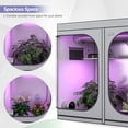 thumbnail image 6 of Costway 4x8 Grow Tent, 96''x48''x80'' High Reflective Mylar w/Observation Window Gray, 6 of 9