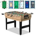 thumbnail image 6 of Rioloiuy 12-in-1 Combo Game Table Set for Home, Multi-Game Table for Adults Kids with Hockey, Foosball, Pool, Shuffleboard, Ping Pong, Chess, Checkers, Bowling, and Backgammon, 6 of 7