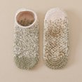 thumbnail image 2 of Fabrcox Fuzzy Slipper Socks, Unisex Thicken Plush Non Slip Winter Warm Casual Indoor Loungewear Floor Socks for Home Sleeping (Green), 2 of 4