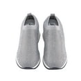 thumbnail image 2 of Lady Couture Bella Rhinestone Sneakers, Silver, 8, 2 of 5