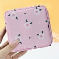 thumbnail image 5 of Cute Printed Makeup Bag Large Capacity Cosmetic Organizer Portable Travel Toiletry Pouch Sanitary Napkin Storage, 5 of 5