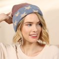 thumbnail image 2 of Classic Warm Fall Winter Hat - Soft Warm Foldable Leopard Cuff Ribbed Knit Beanie Detachable, Sweater Wool Cap, 2 of 7