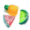 thumbnail image 2 of Juguetes para mascotas, dientes molares, masticables refrescantes, juguetes de ocio de frutas congeladas con sonido, 2 of 3