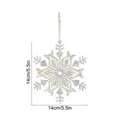 thumbnail image 3 of YIKA Christmas Decoration Christmas Decorations Christmas Tree Pendant Snowflakes Flower Garlands And Bowknots Shaped Ornaments Christmas Gifts, 3 of 6