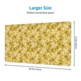 thumbnail image 2 of Bingfone Flower Large Gaming Mouse Pad,Extended Desk Mousepad with Stitched Edges,Non-Slip Base,Water Resist Keyboard Pad for Gamer, Office & Home, 29.5 x 16 in, 2 of 6
