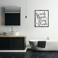 thumbnail image 2 of Stupell Industries Bathroom Rules Phrase Typography Painting Gray Floater Framed Art Print Wall Art, 25 x 31, 2 of 9