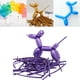 thumbnail image 4 of 50x de látex de torsión larga para modelar, decoraciones de animales DIY, engrosamiento para trucos de magia, fiestas infantiles, carnavales, Púrpura perfecl Globos largos retorcidos, 4 of 7