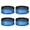 Blue, variant on Lerpwige 4Pcs Bike Ankle Leg Strap Elastic Bike Ankle Riding Puttee Cycling Safety Bind