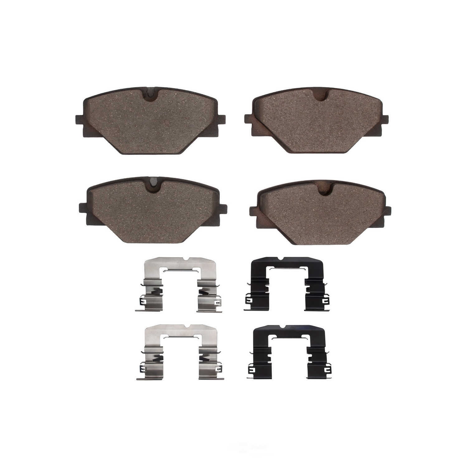 Dynamic Friction Company 1600-2464-01 DFC EURO 5000 Ceramic Brake Pads and Hardware Kit