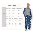 thumbnail image 4 of MINTREUS Men's Pajama Set Lightweight Sleepwear Long Sleeve Shirts and Bottoms Soft Comfy Pjs with Pockets, 4 of 7