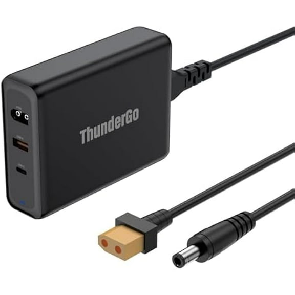 YJJSKEJI 330W USB C Charger, Fast Compact 3-Ports GaN Charger PD 3.0 Fast Charging Station for MacBook Pro/Air, iPhone, iPad Pro, Dell XPS, Galaxy, Pixel, Apple Watch, and More