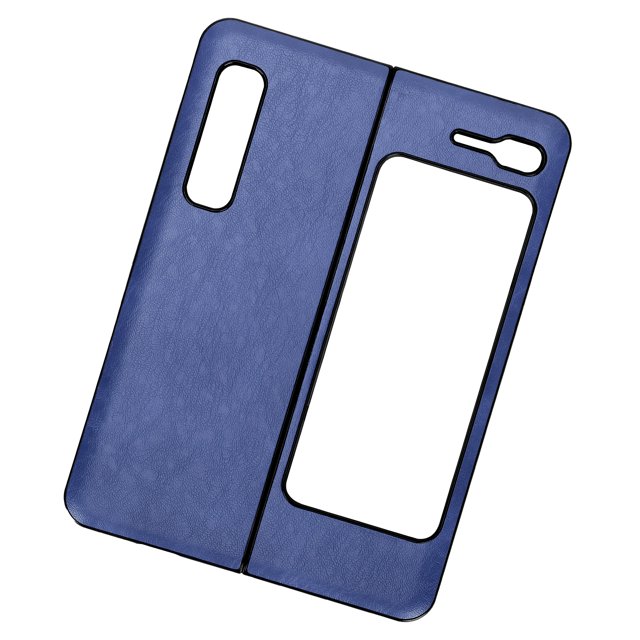 Phone Leather Case, Full Body Protection Non-Slip Stylish Easy Access Leather Hard Case Anti-Scratch For W20 For Z Fold 1 Black,Blue,Red,Brown
