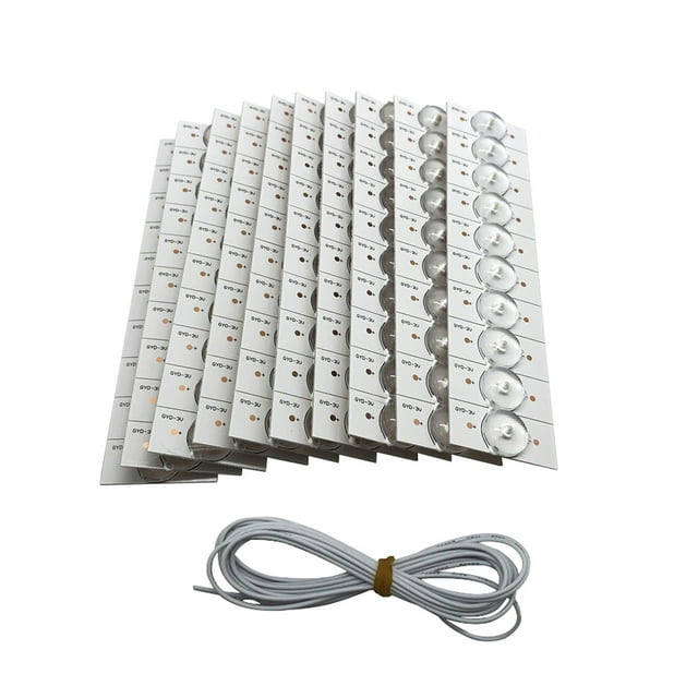 20 piezas 3 V SMD cuentas de lámpara con filtro de lente óptica para 32-65 reparación de TV LED acce Tomshoo Cuenta de la lámpara