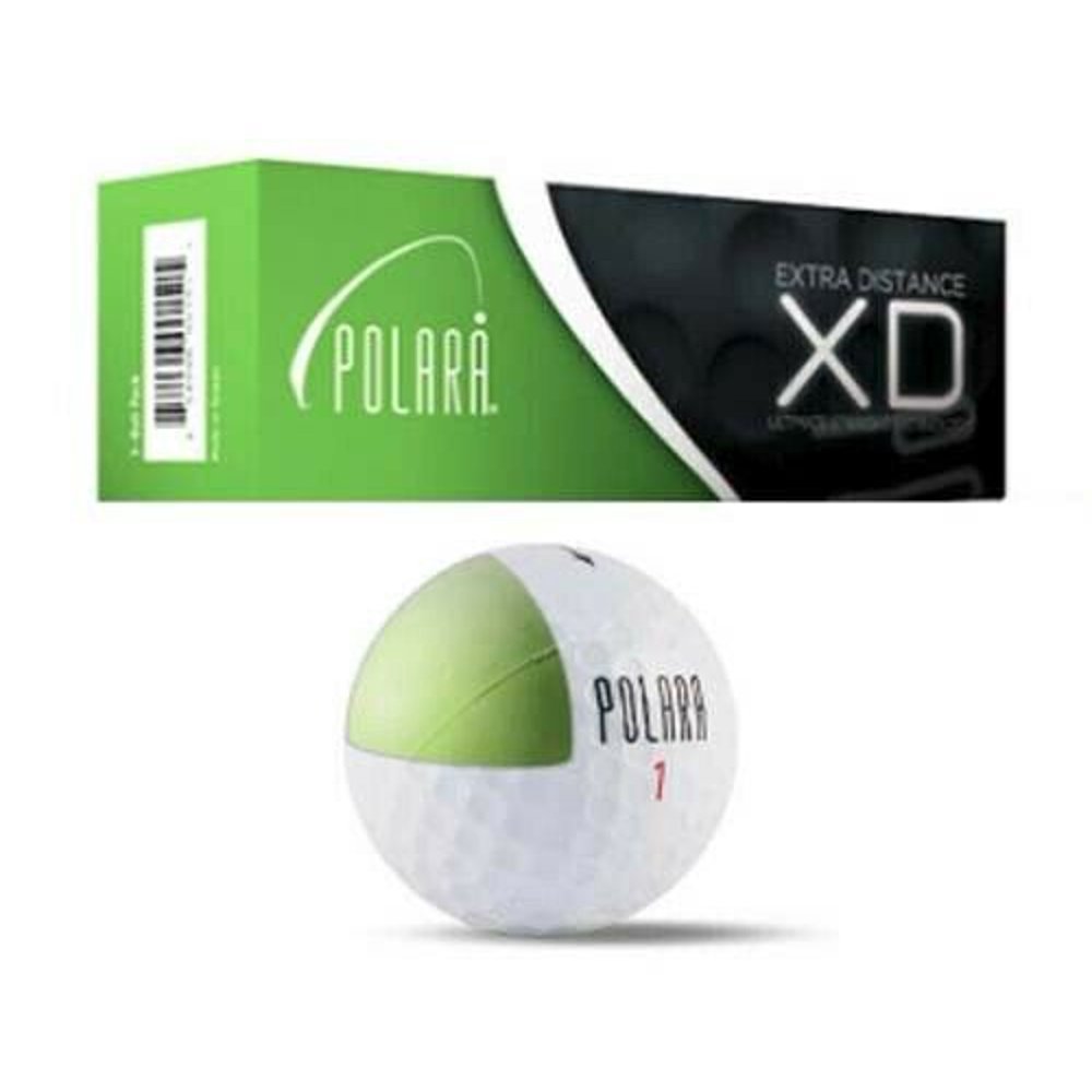 Polara Extra Distance XD Golf Balls Ultimate Straight Technology 3Ball Sleeve