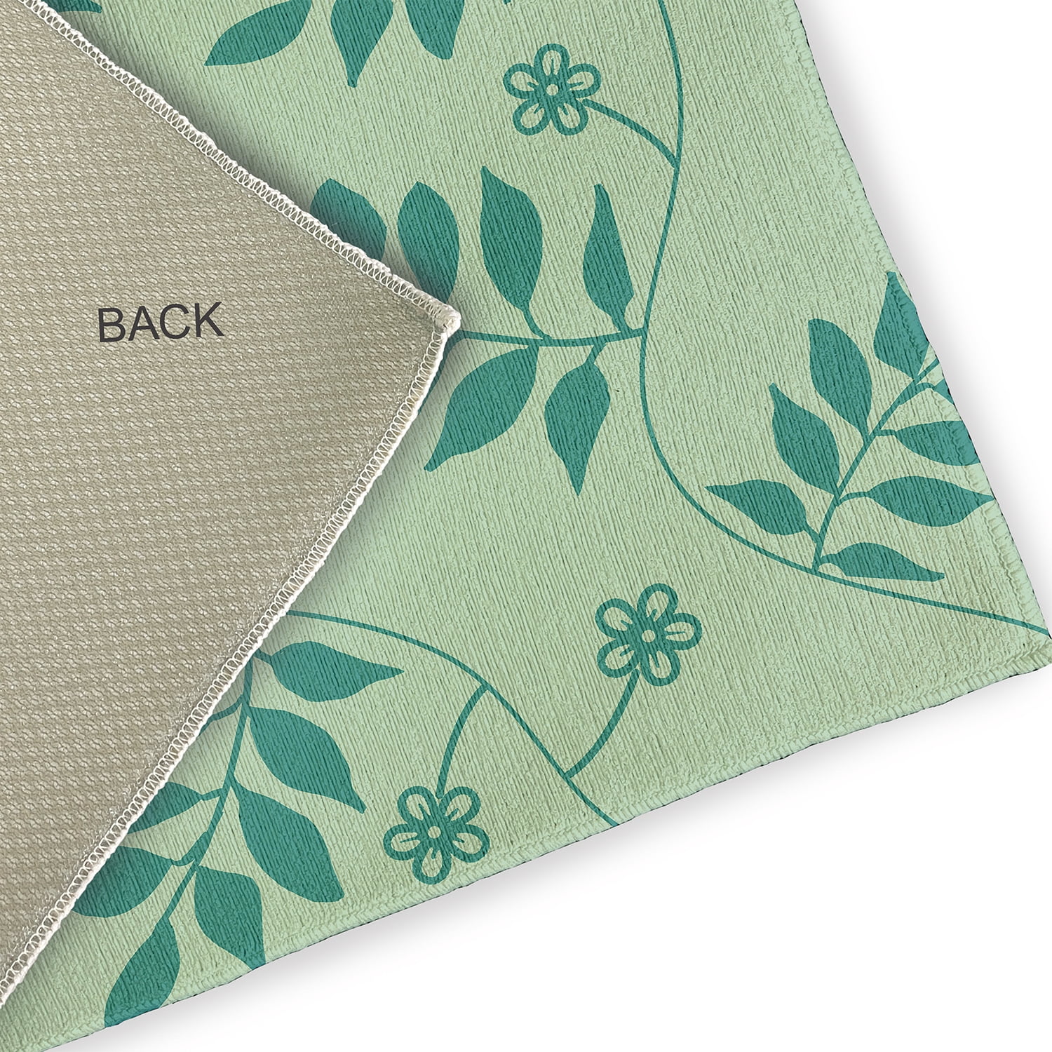 Simply Daisy 2' x 3' Jade Fern FrondsIndoor/outdoor Rug
