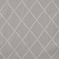 thumbnail image 5 of Madison Park Modern Curtain Diamond Sheer Embroidered Window Scarf, 50"x144", Gray, 5 of 5