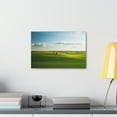 thumbnail image 3 of Glamorous Green Wavy Fields Scene Beautiful Astonishing and Splendid Farm Beauty Nature Scene Summer on the Farm Wall Art Ready to Hang Unframed, 3 of 18