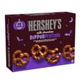 thumbnail image 2 of Hershey's Milk and Dark Chocolate Covered Halloween Dipped Pretzels, Box 14.1 oz, 20 Packs, 2 of 5