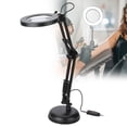 thumbnail image 3 of Lupa de Escritorio Con Luz LED, Lámpara de Aumento 5X para Salón de Unas, Delineador de Ojos, Manicura, Tatuaje, Rotación de 360 ​​Grados, Lámpara de Escritorio Con Lupa, 3 of 7