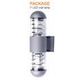 thumbnail image 4 of Toystoory Pantalla de plástico de aluminio resistente al agua de 24 W, lámparas de pared LED, lámpara de pared IP65, enchufe E27 para exteriores Iluminación y accesorios No.7 Toystoory HA025434-07, 4 of 6