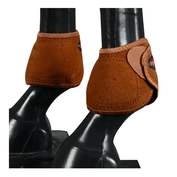 HILASON Bell Boots for Horses No Turn Protection Comfort & Durability Quick Wrap Hook and Loop Jumping Boots Sold in Pairs