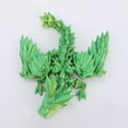 ZOURIH 3D Printed Dragon With Wing Full Articulated Flying Wing Dragon Toys Home Office Decor