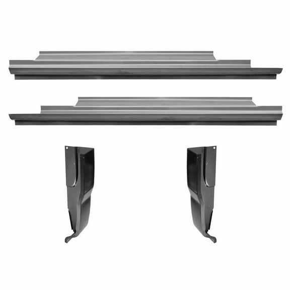 Slip-On Rocker Panel & Cab Corner Kit. Fits 87-96 Dodge Dakota
