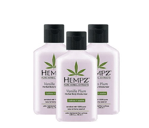 vanilla plum hempz lotion