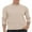 Beige, variant on GIRUNS Men's Crewneck Sweater Soft Casual Sweaters for Men Classic Pullover Sweaters with Ribbing Edge