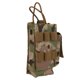 thumbnail image 5 of Bolsa para radio Molle, minibolsa para soporte de radio, funda impermeable para walkie talkie con bolsillos laterales, camuflaje, 5 of 5