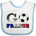 thumbnail image 3 of Inktastic Go, France Soccer, Football Boys or Girls Baby Bib, 3 of 4